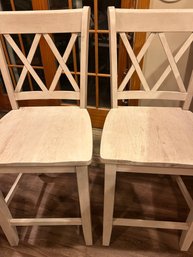 Fortville Solid Wood Counter/Bar Stool (Set Of 2)