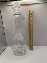 Tall Glass Decanter