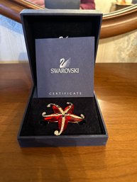 Swarvoski Starfish Pin