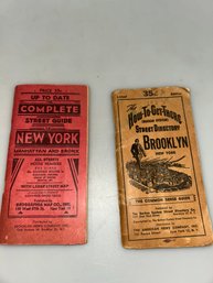Vintage New York City Street Directories And Guides