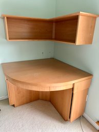 Corner Desk And Shelf