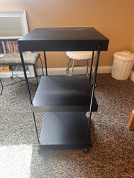 3-tier Rolling Metal Cart