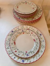 Lot Of TWELVE Plates. Johnson Brothers 'Summer Chintz'