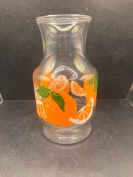 Vintage Anchor Hocking Orange Juice Carafe