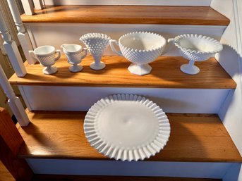 Milk Glass Lot