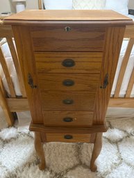 Musical Floor Standing Jewelry Box / Armoire