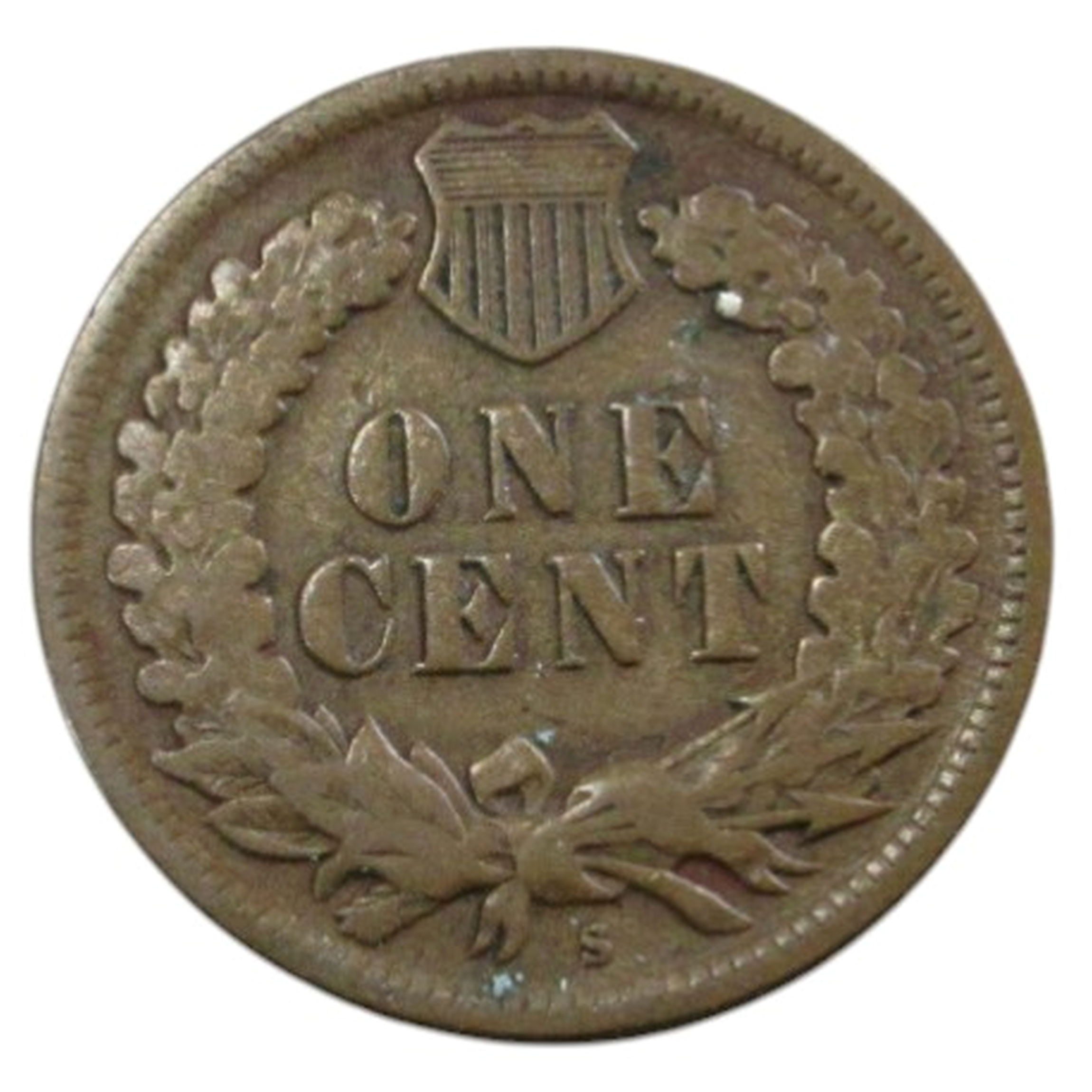 Semi Key Date 1908-S Indian Head One Cent #18389 | Auctionninja.com