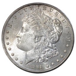 1891 S Morgan Silver Dollar