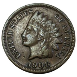 1908-S Indian Head Cent Semi Key