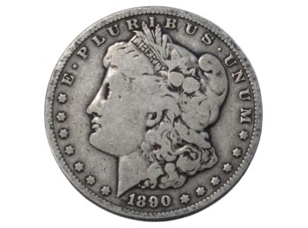 1890-O Morgan Silver Dollar