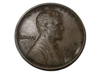 1915-S Lincoln Wheat Penny
