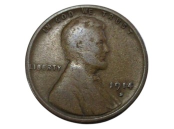 1914-S Lincoln Wheat Penny