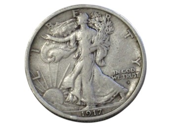 1917-D Walking Liberty Half Dollar