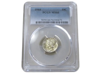 1944 Mercury Dime PCGS MS66