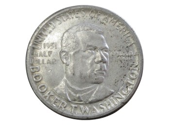 1951 Booker T. Washington Half Dollar