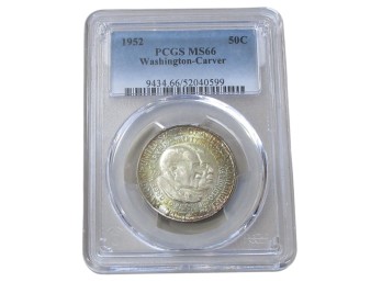1952 50C Washington-Carver PCGS MS66