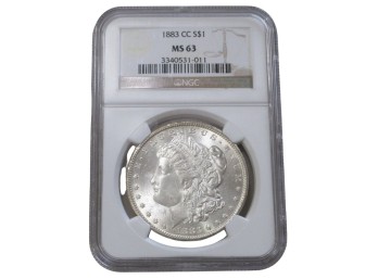 1883-CC Carson City Morgan Silver Dollar MS63 NGC