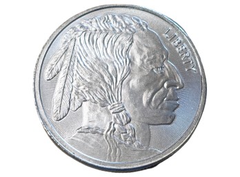 Indian Head Buffalo 1 Troy Oz .999 Fine Silver Round