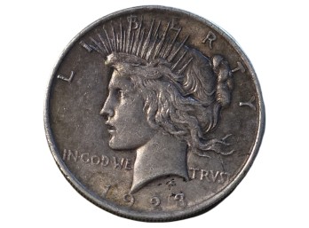 1923 Philadelphia Peace Silver Dollar