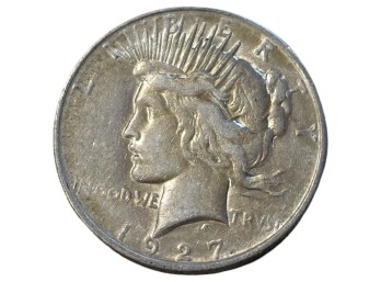 1927 S Peace Silver Dollar
