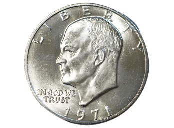 1971-S San Francisco Eisenhower Silver Dollar