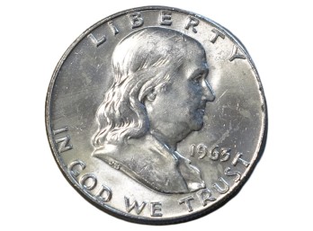 1963-D Denver Franklin Silver Half Dollar