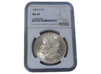 1883-O New Orleans Morgan Silver Dollar NGC MS63