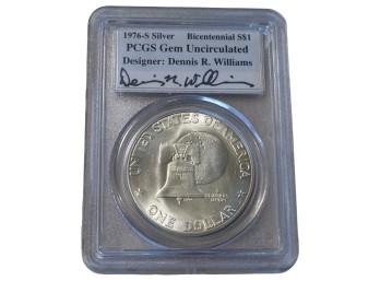 1976-S San Francisco Eisenhower Silver Dollar PCGS Gem Uncirculated
