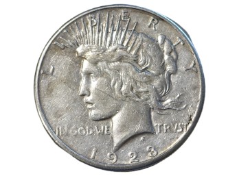 1923 S Peace Silver Dollar