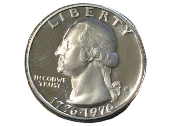 1776-1976-D Denver Washington Silver Quarter