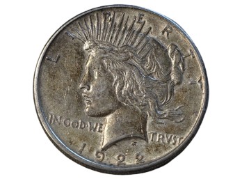 1922 Philadelphia Peace Silver Dollar
