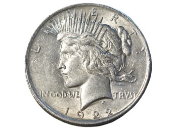 1922 Peace Silver Dollar