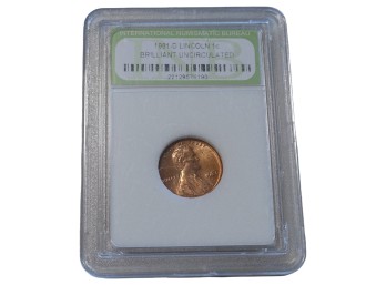 1981-D Denver Lincoln Cent INB Brilliant Uncirculated