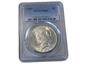 1923 Philadelphia Peace Silver Dollar PCGS MS62