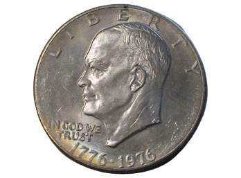 1776-1976-D Denver Eisenhower Dollar Clad