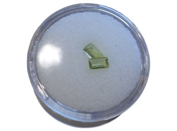 Peridot Gemstone Pair