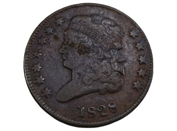 Tough 12 Star Variety 1828 Classic Head Half Cent