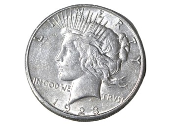 1923 S Peace Silver Dollar