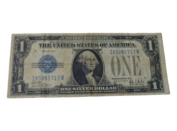 1928 Funny Back Series $1 Silver Certificate US Note