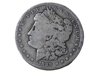 1889 O Morgan Silver Dollar