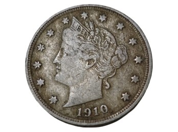 1910 Liberty Head Nickel Five Cents