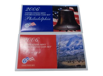 2006 U.S. Mint Uncirculated Coin Set Philadelphia & Denver
