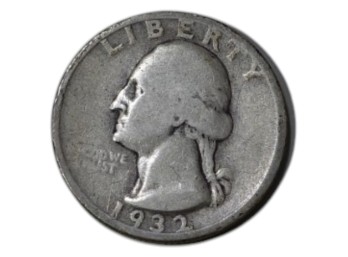 Key Date 1932 S Washington Silver Quarter