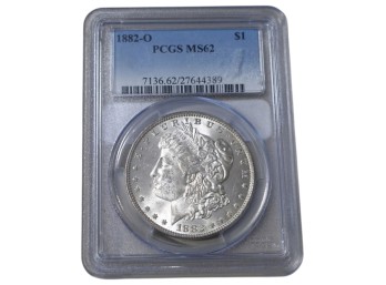 $1 1882 O Morgan PCGS MS 62