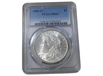 1883-O New Orleans Morgan Silver Dollar PCGS MS61