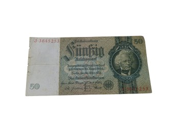 1933 German 50 Reichsmark Banknote