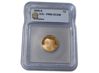 2009-S Lincoln Birthplace Penny ICG PR69 DCAM