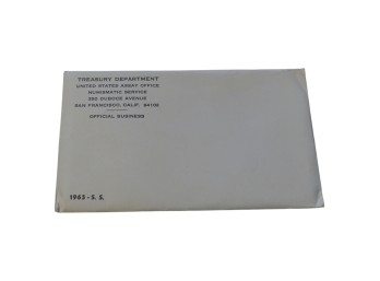 1965 U.S. Mint Set Envelope San Francisco