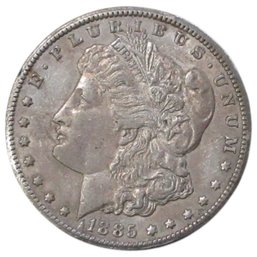 King Of Carson City Morgans 1885 CC Morgan Silver Dollar