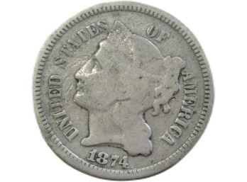 1874 3 Cent Piece